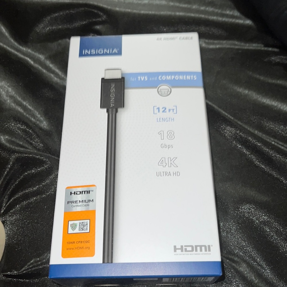 Insignia 4K HDMI Cable New